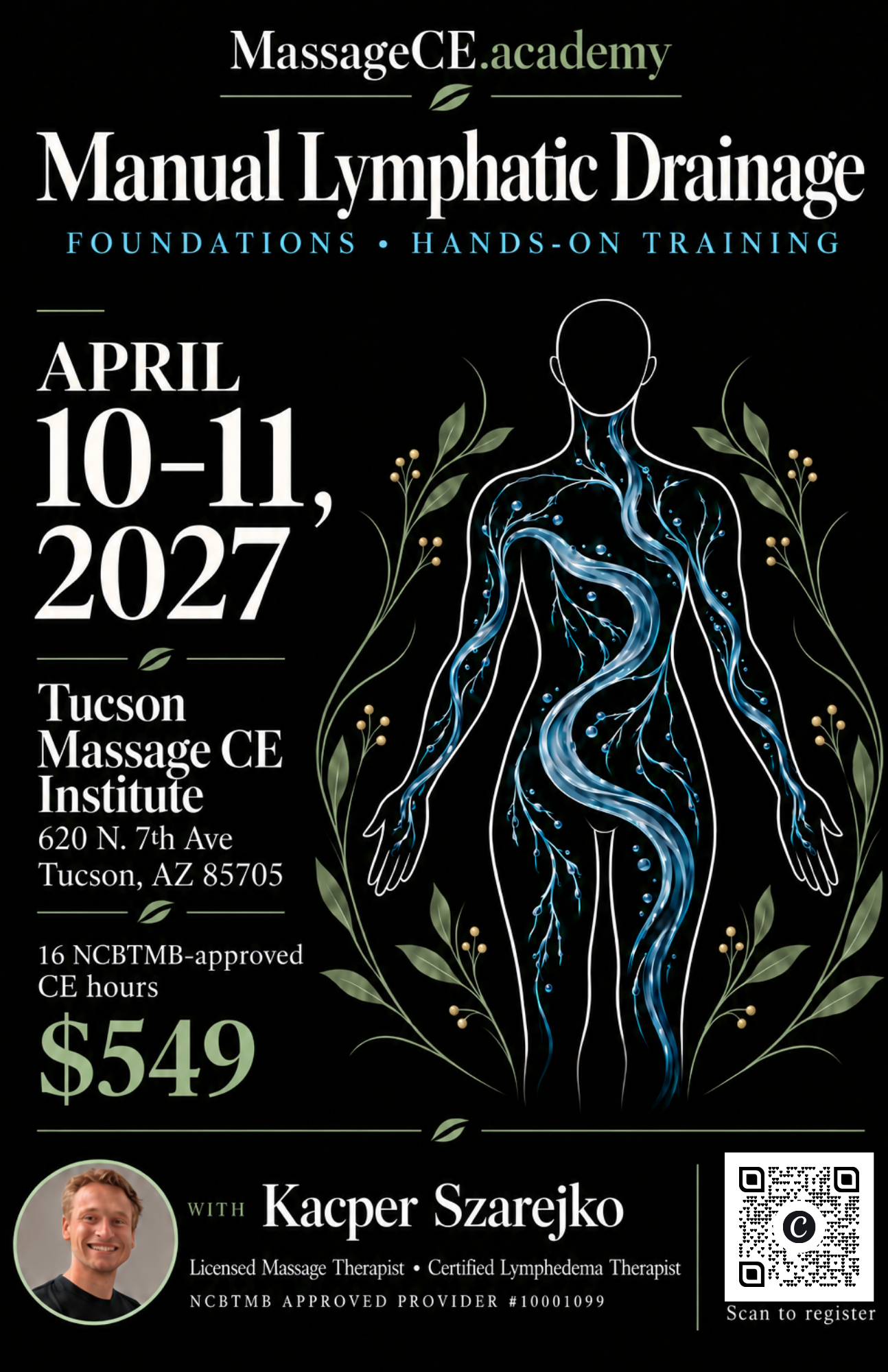 Intro to Manual Lymphatic Drainage - 16 CEUs (Registration Link in Description)